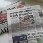 Newspaper headline: 'Key to exam success is early preparation'
