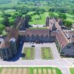 Aerial view of Denstone College Buildings